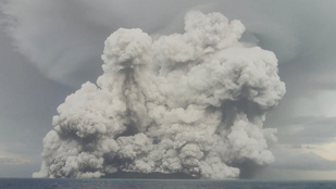 Ezer éve nem produkált akkora kitörést a Tonga-szigeteki vulkán, mint most