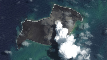 A tongai vulkánkitörés ereje több száz hirosimai atombombával ért fel