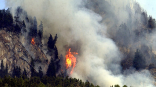 Egyelőre nem tudták megfékezni a Svájcban keletkezett erdőtüzeket