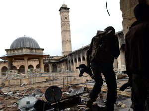 Történelmi minaretet romboltak le Aleppoban