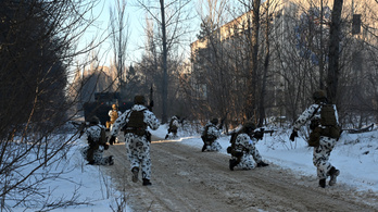 Magyar katonákkal is gyakorlatozik az ukrán hadsereg