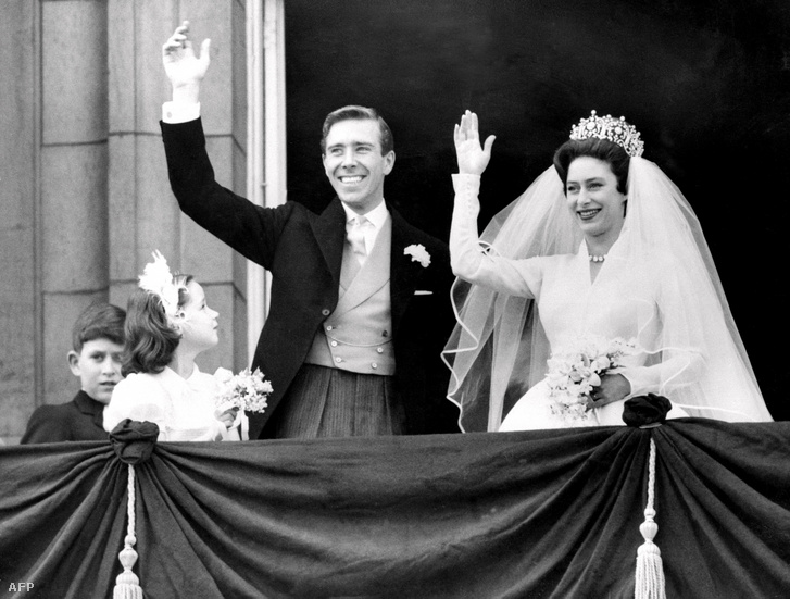Margit hercegnő és férje, Antony Armstrong-Jones 1960. május 6-án