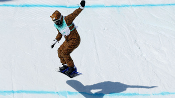 A megsérült snowboardos tigrisnek öltözve vonult vissza a versenyzéstől