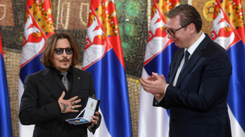 Johnny Depp kitüntetést kapott Szerbiában
