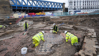 Fél évszázada nem találtak ekkora római mozaikot Londonban