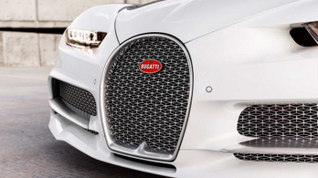 Ennél fehérebb Bugatti Chiron nem jön szembe