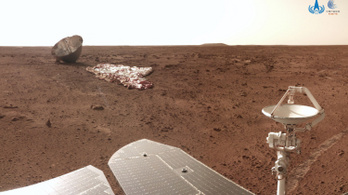 A szél és a víz okozta erózióval találkozott a kínai Mars-járó