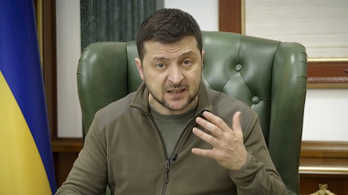 Zelenszkij: Csak akkor léphetnek be az oroszok Kijevbe, ha megsemmisítenek minket