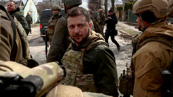 Zelenszkij több száz civil halottat látott az utcákon