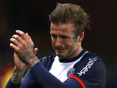 Beckham utolsó játékán mindenki könnyezett