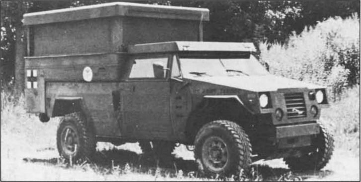 A Chrysler Salukival megpróbálkoztak a katonai mentőautó-beszerzésen is, de ott is elhasalt a koncepció