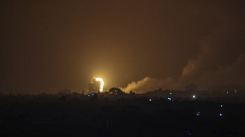 Légicsapásokat hajtott végre Izrael a Gázai övezetben