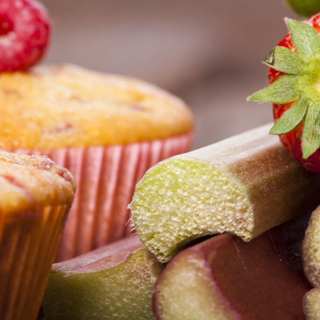 Puha, illatos epres-rebarbarás muffin: csak keverj össze mindent
