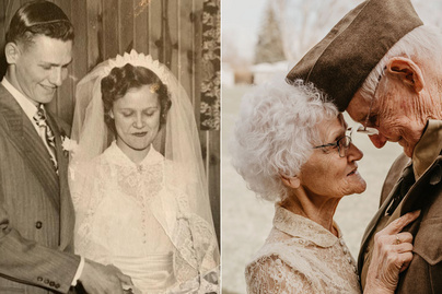 Ilyen az igaz szerelem 70 év házasság után - Gyönyörű fotókat készített unokájuk az idős párról
