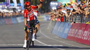 Giro: De Gendt nyerte a nyolcadik szakaszt, Fetter 15. helyen ért célba