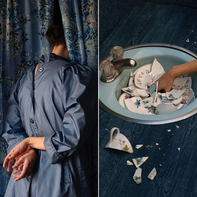 Különleges fotókat készít a depressziós nő - A kék árnyalataival fejezi ki szomorúságát