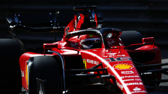 Charles Leclerc uralta Monaco utcáit a szabadedzéseken