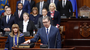 Letette az esküt az újraválasztott szerb elnök