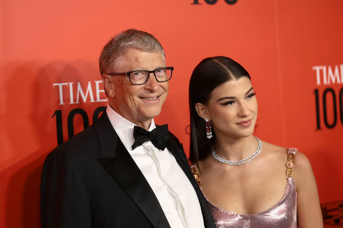 Bill Gates és lánya a Time 100 gáláján
