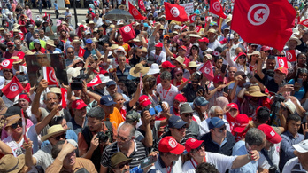 Tömegek tüntettek Tunéziában a népszavazás ellen