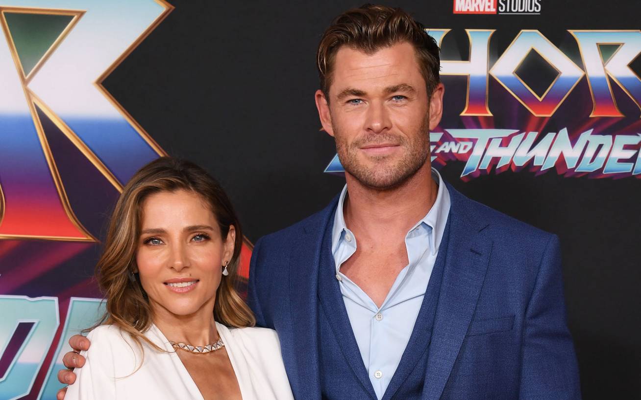 Chris Hemsworth felesége a Thor: Szerelem és mennydörgés premierjén