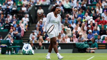 Serena Williams visszatért, de vereséget szenvedett az első fordulóban