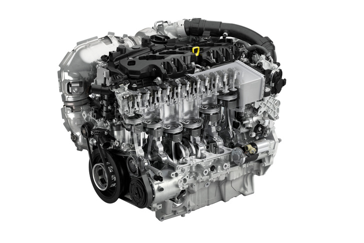 Így fest belülről a Mazda új 3,3 literes, soros, hathengeres dízelmotorja