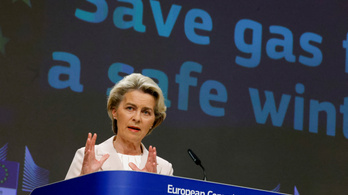 Ursula von der Leyen: Minden tagállamnak 15 százalékkal kell csökkenteni gázfogyasztását!