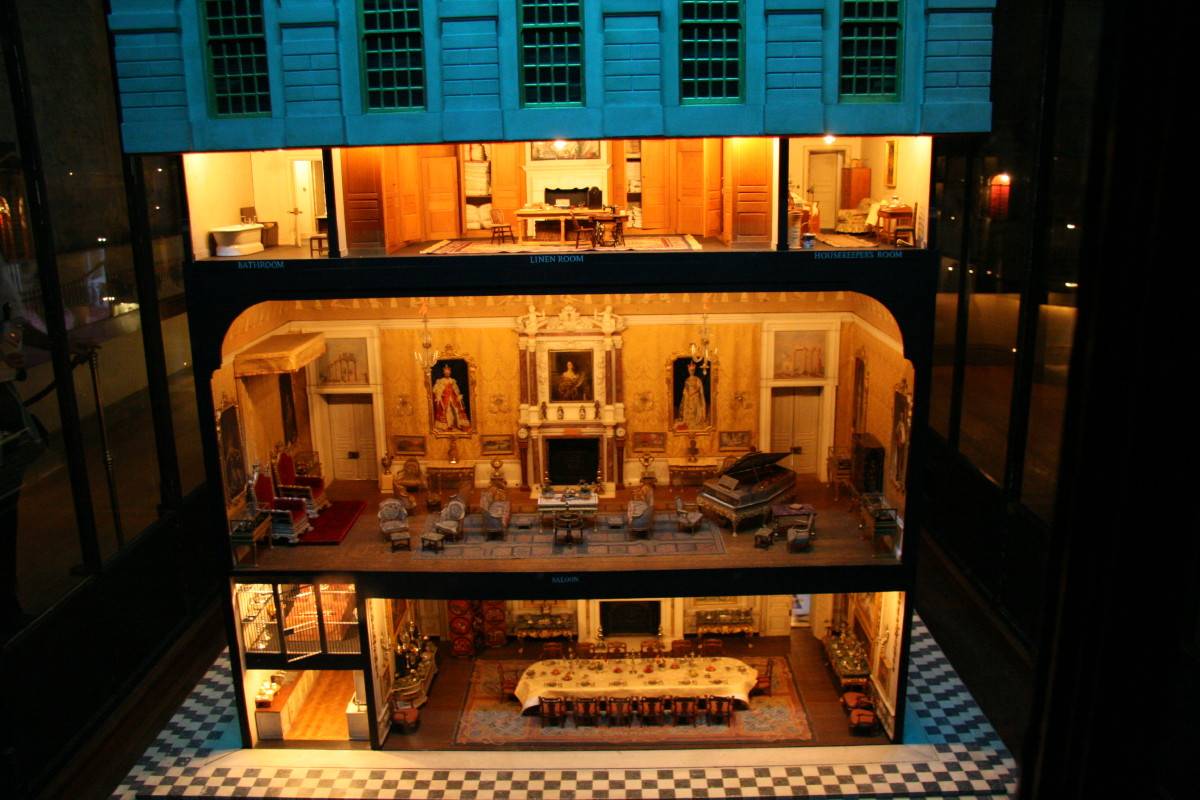 Queen Mary's doll house at Windsor Castle