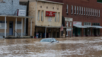 Eddig 16 áldozata van az áradásoknak Kentuckyban