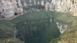 A varázslatos kínai óriásbarlang