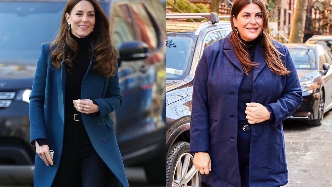 Így fest Katalin hercegné ruhája egy molett nőn: a plus size influenszer képeit imádják az Instagramon