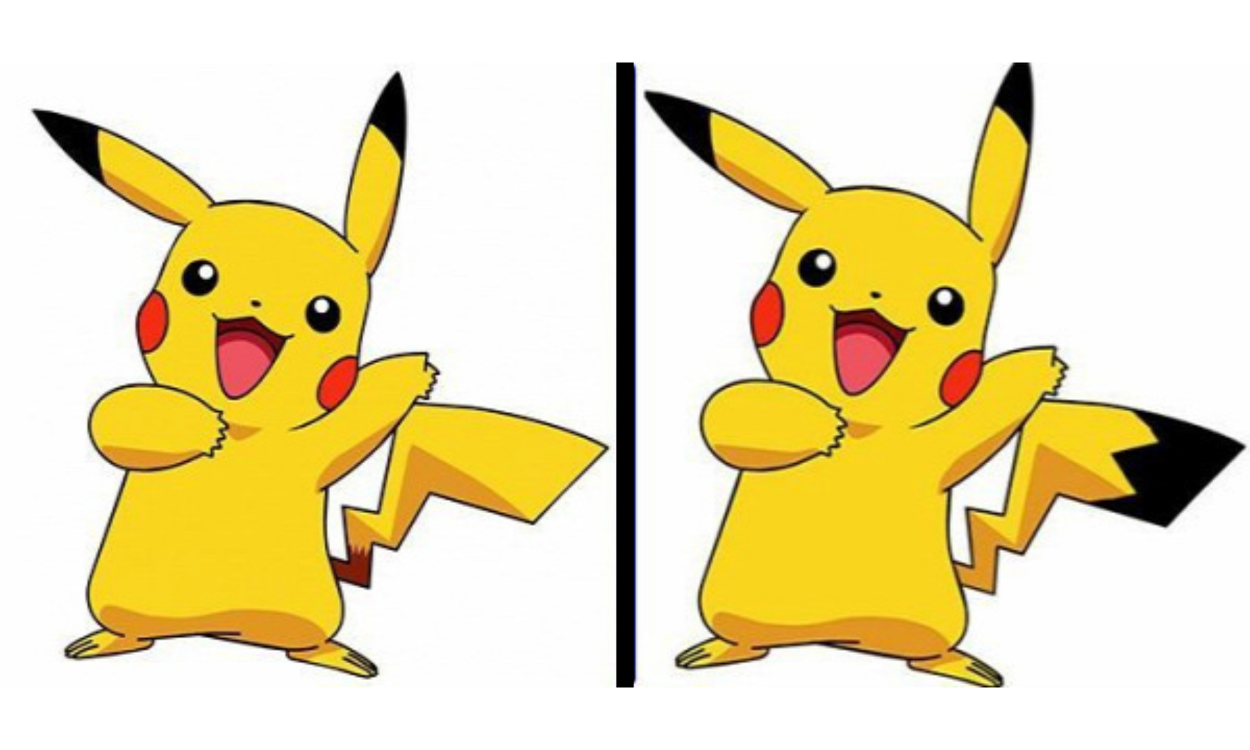 Milyen színű Pikachu, a Pokémon kabalafarkincája?