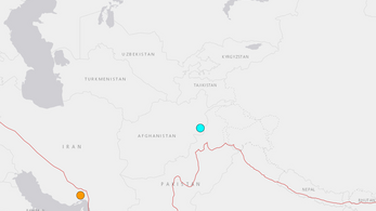 Újabb földrengés volt Afganisztánban, több áldozat is van