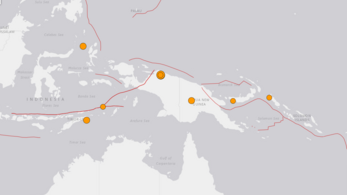 Földrengés történt az indonéziai Pápuán