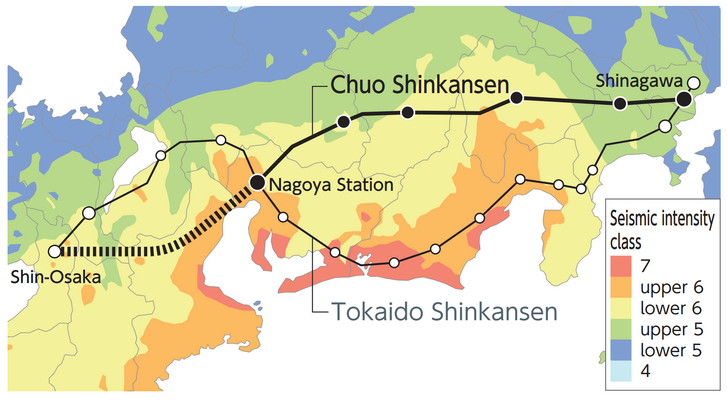 A Nagojáig tartó szakaszt 2027-28 körül adják át, az oszakaira viszont 2037 a céldátum