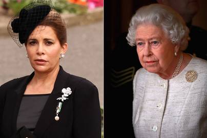 A szökött dubaji hercegnő is ott volt Erzsébet királynő temetésén: Haya évek óta nem mutatkozott nyilvánosan