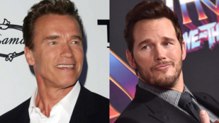 Arnold Schwarzenegger és Chris Pratt együtt ünnepelt