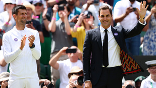 Djokovics: Federer az egyetemes sport egyik legnagyobbja
