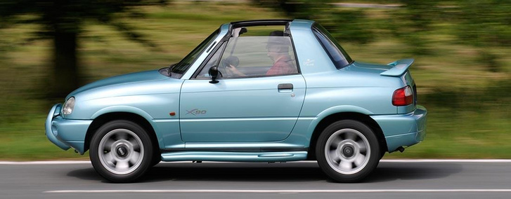 A Suzuki X-90-et csupán bő két évig gyártották, 1995-től.