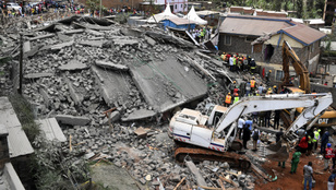 Összeomlott egy ház Nairobiban, többen meghaltak