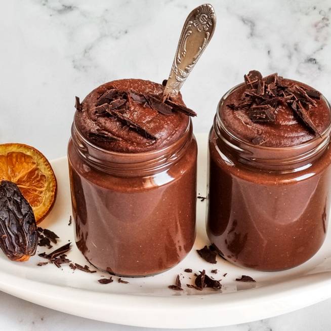 Csokis kölespuding cukor nélkül: pohárkrémként készül a fitt változat