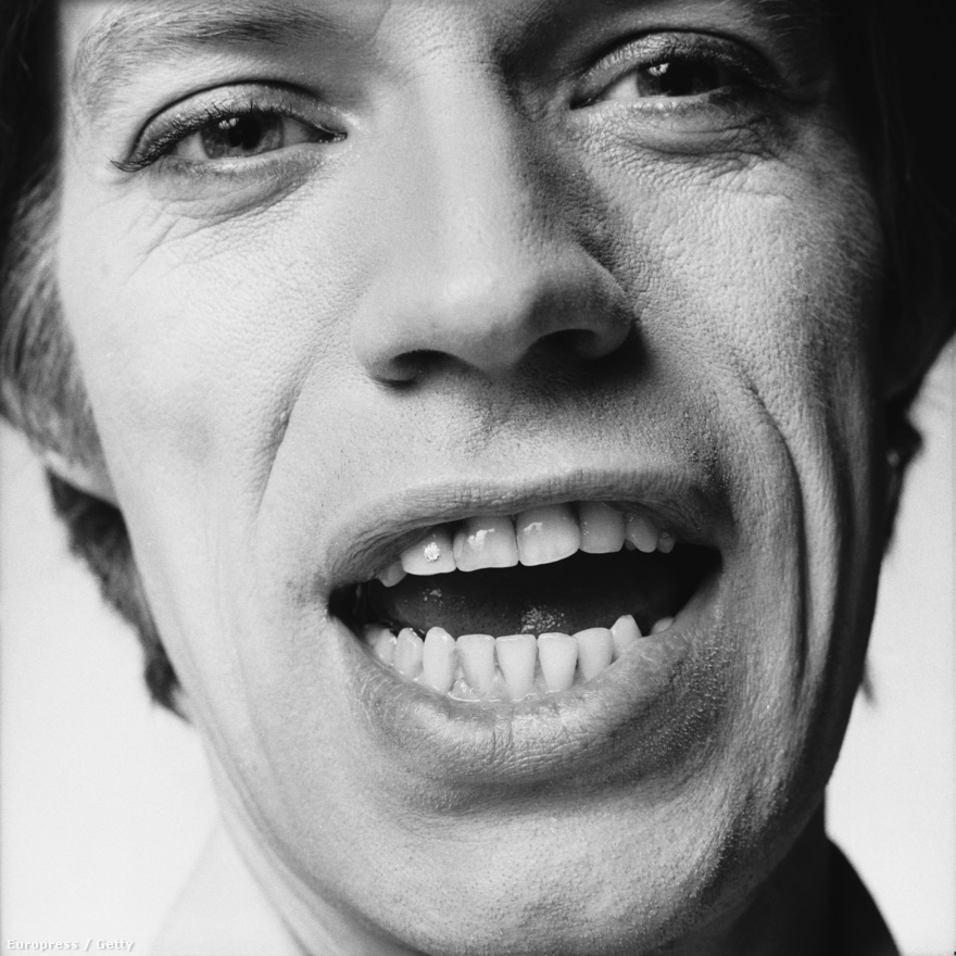 Mick Jagger és az ő gyémántja 1976-ban.