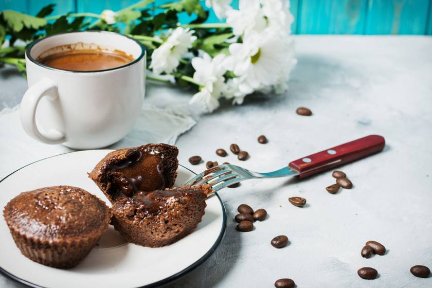 Fantasztikusan finom nutellás muffin: a közepében lágy marad a mogyorókrém