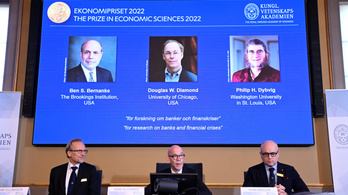 Pénzügyi krízishelyzetek kutatásáért ítélték oda a közgazdasági Nobel-díjat