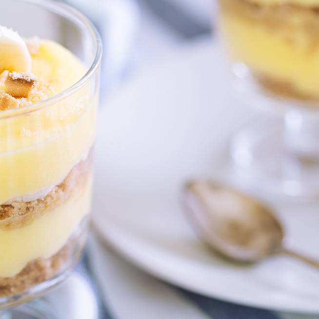 Krémes, banános pohárdesszert: sütés nélkül készül a csodás édesség