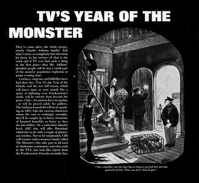 A Szörny éve a tévében - Life Magazine, 1964. augusztus 21