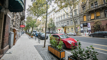 Megújult a Podmaniczky utca egyik szakasza