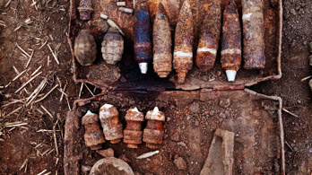 Második világháborús robbanószereket találtak Székesfehérvárnál