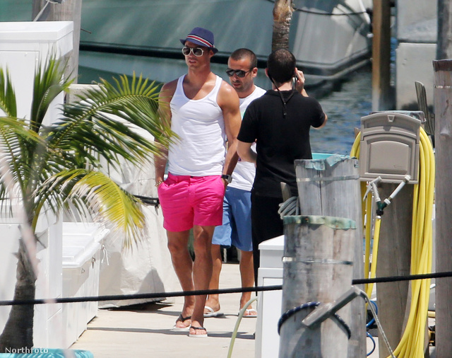 Cristiano Ronaldo Miamiben nyaral